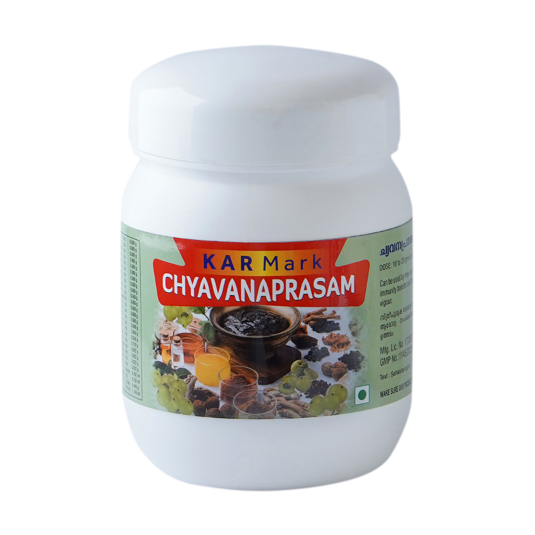 Chyavanaprasham is a classic Ayurvedic lehyam enriched with herbs to boost immunity, energy levels, and overall vitality.